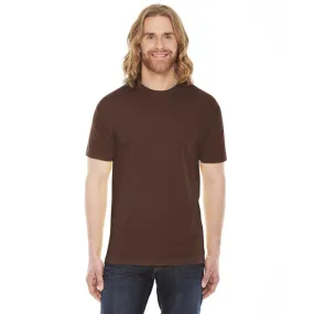 American Apparel Unisex Brown 50/50 Short Sleeve Tee