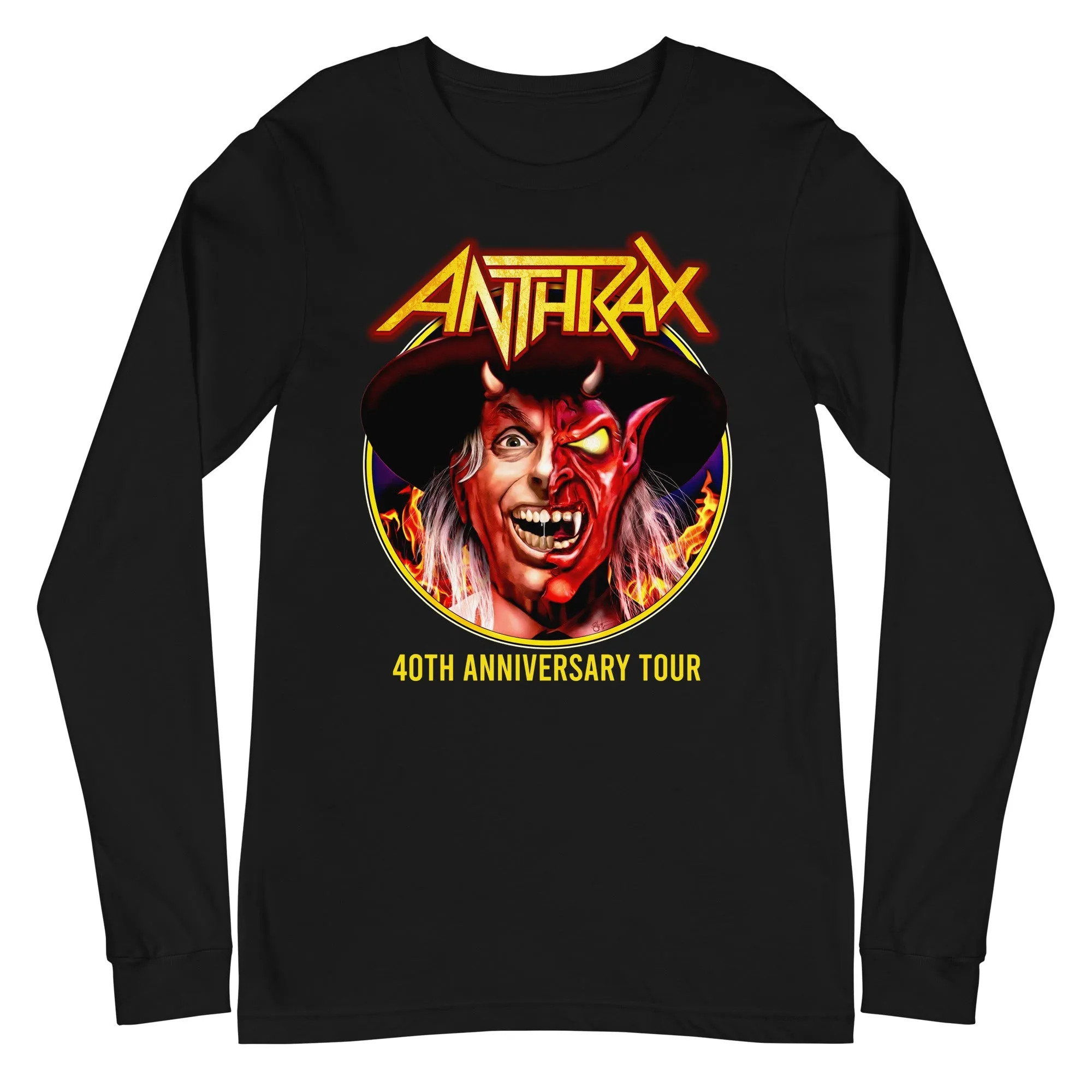 Anthrax - Half Devil Long Sleeve T-Shirt