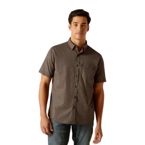 Ariat Men's Milo Stretch Modern Fit Western Black Shirt