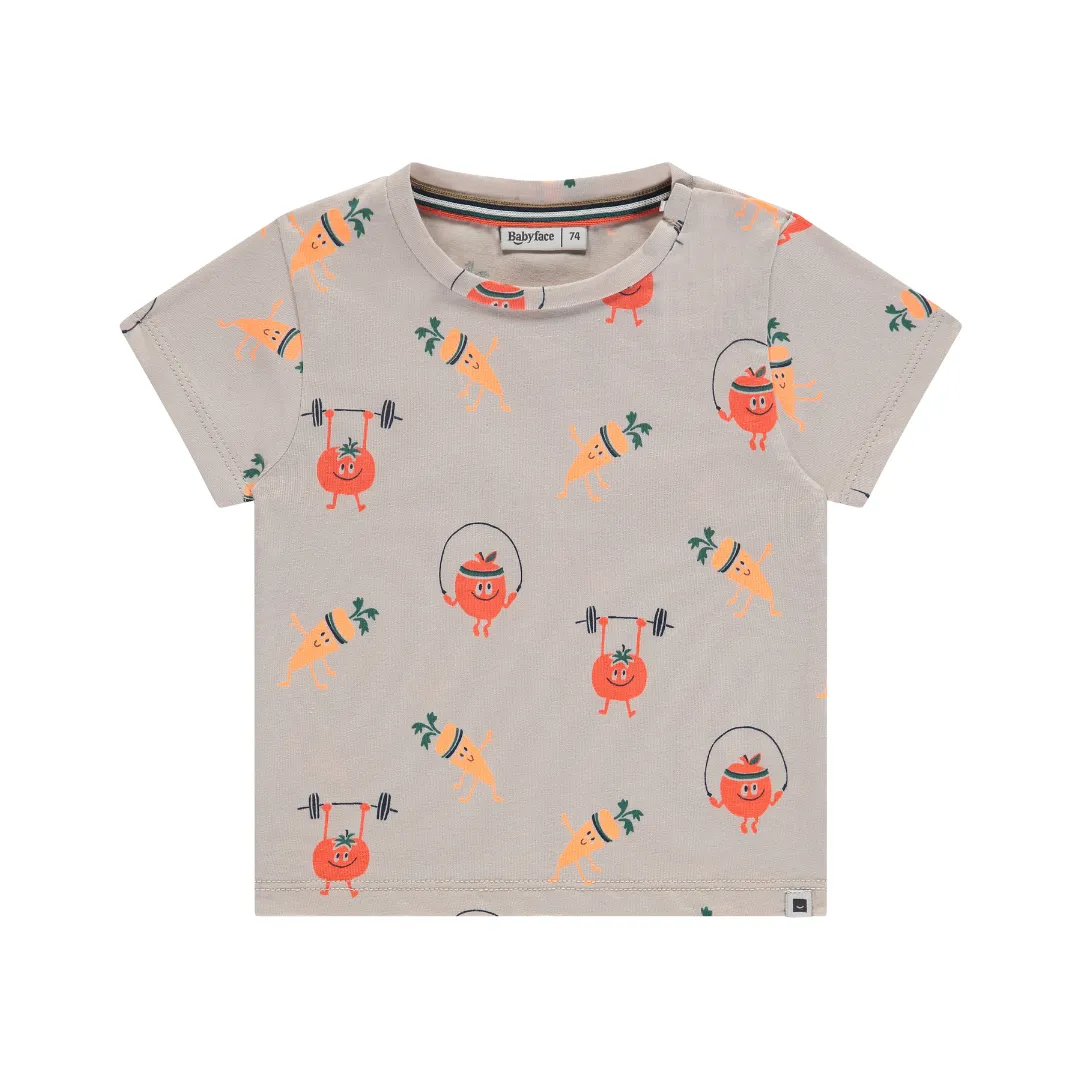 Baby Short Sleeve Tee - Veggie Workout by Babyface