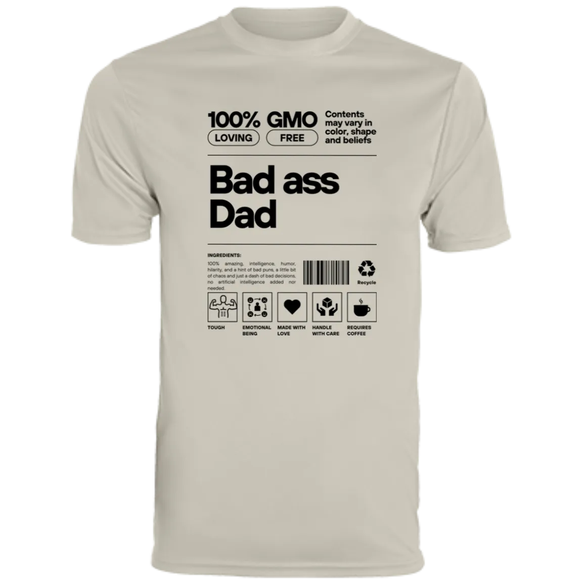 Bad Ass Dad -- Men's Moisture-Wicking Tee