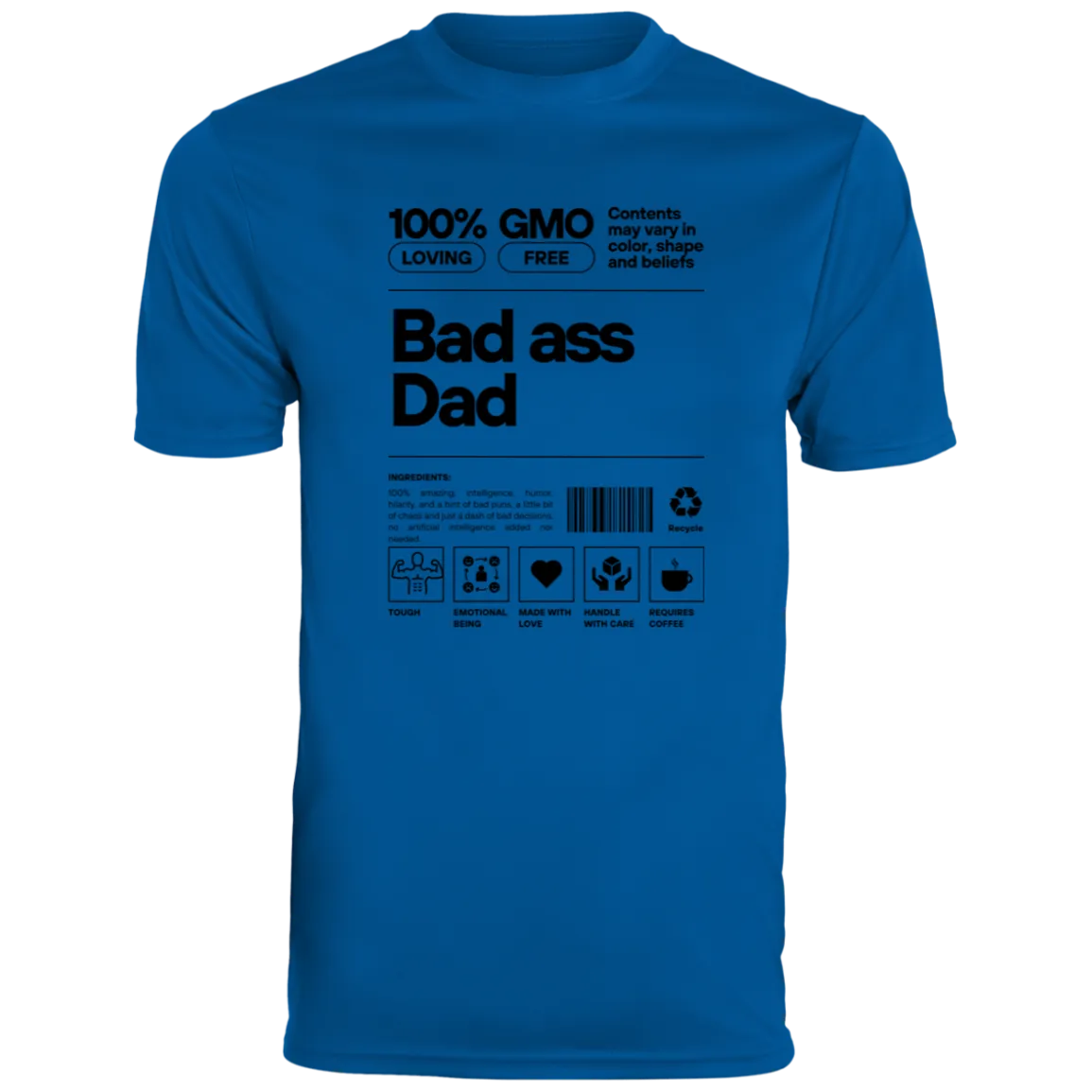 Bad Ass Dad -- Men's Moisture-Wicking Tee