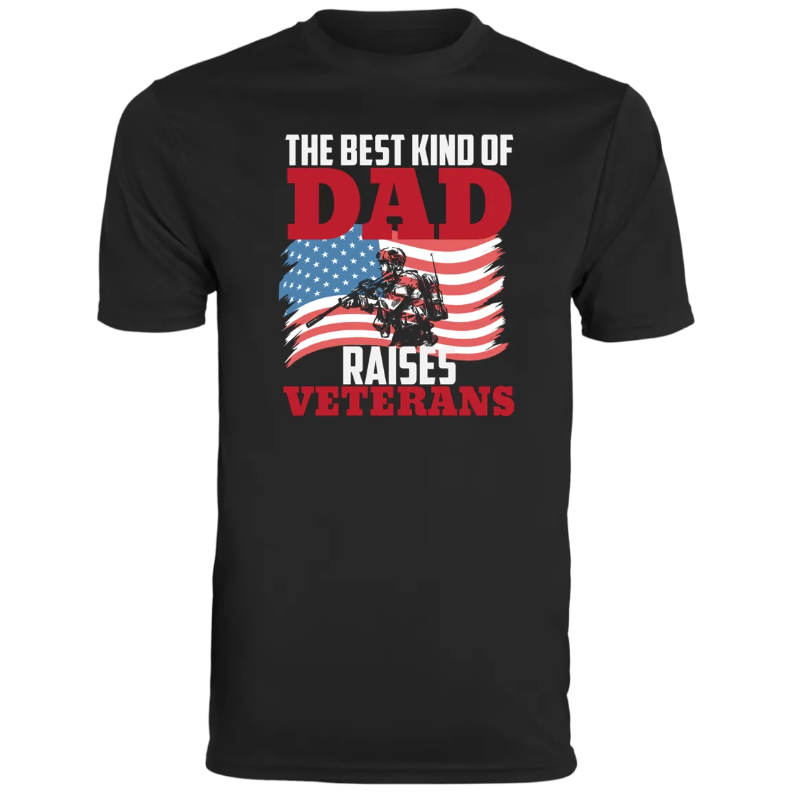 Best Dad Youth Moisture-Wicking Tee