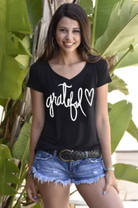 Bird & Vine Grateful S/S V-Neck
