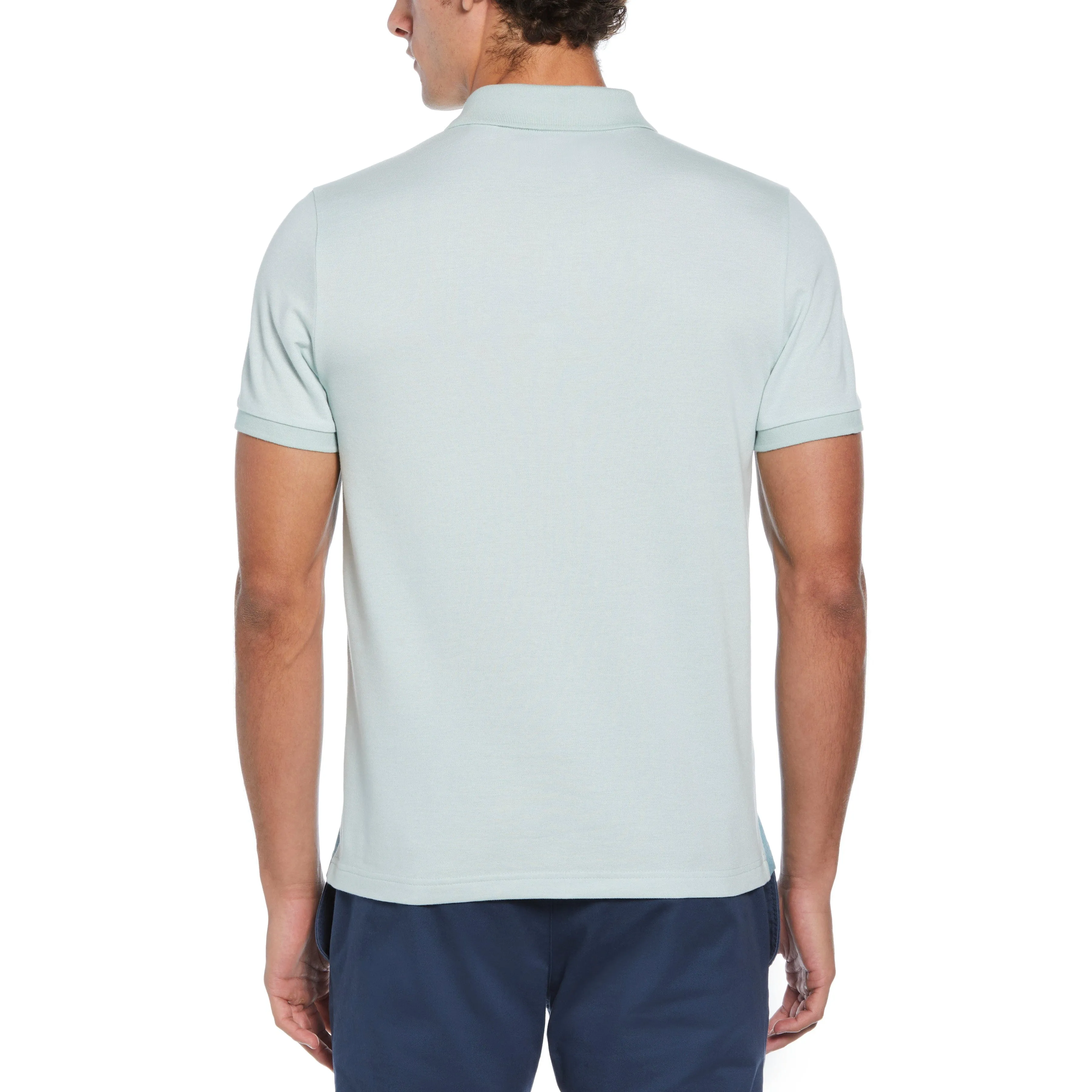 Birdseye Pique Stripe Polo