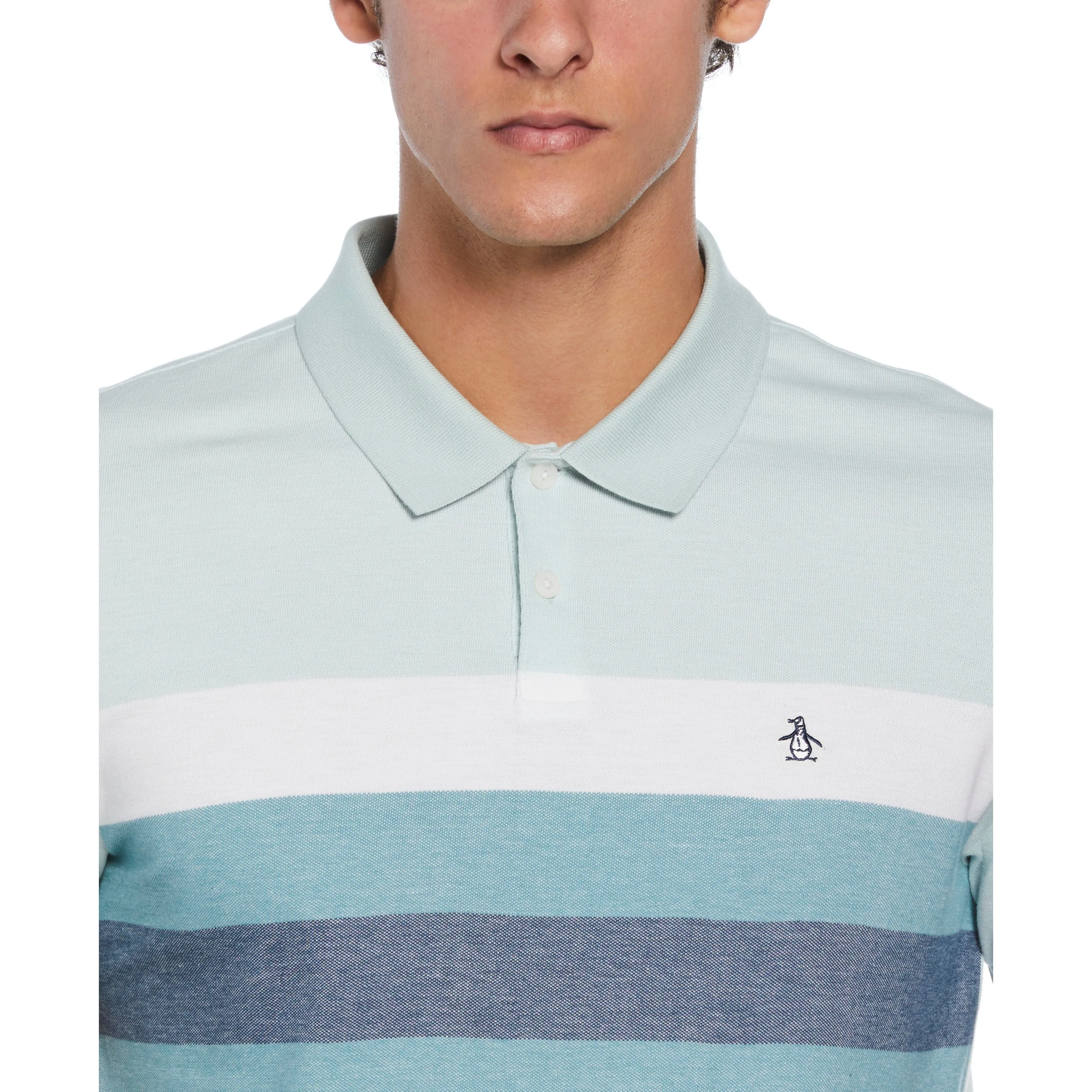 Birdseye Pique Stripe Polo