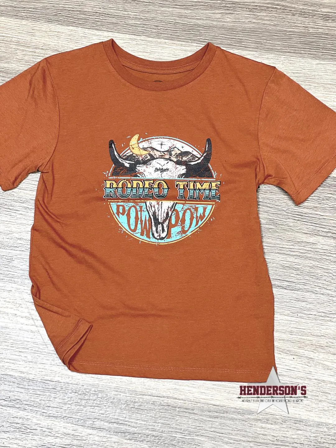 Boy's Dale Brisby Pow Pow Tee ~ Rust