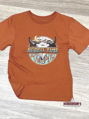 Boy's Dale Brisby Pow Pow Tee ~ Rust