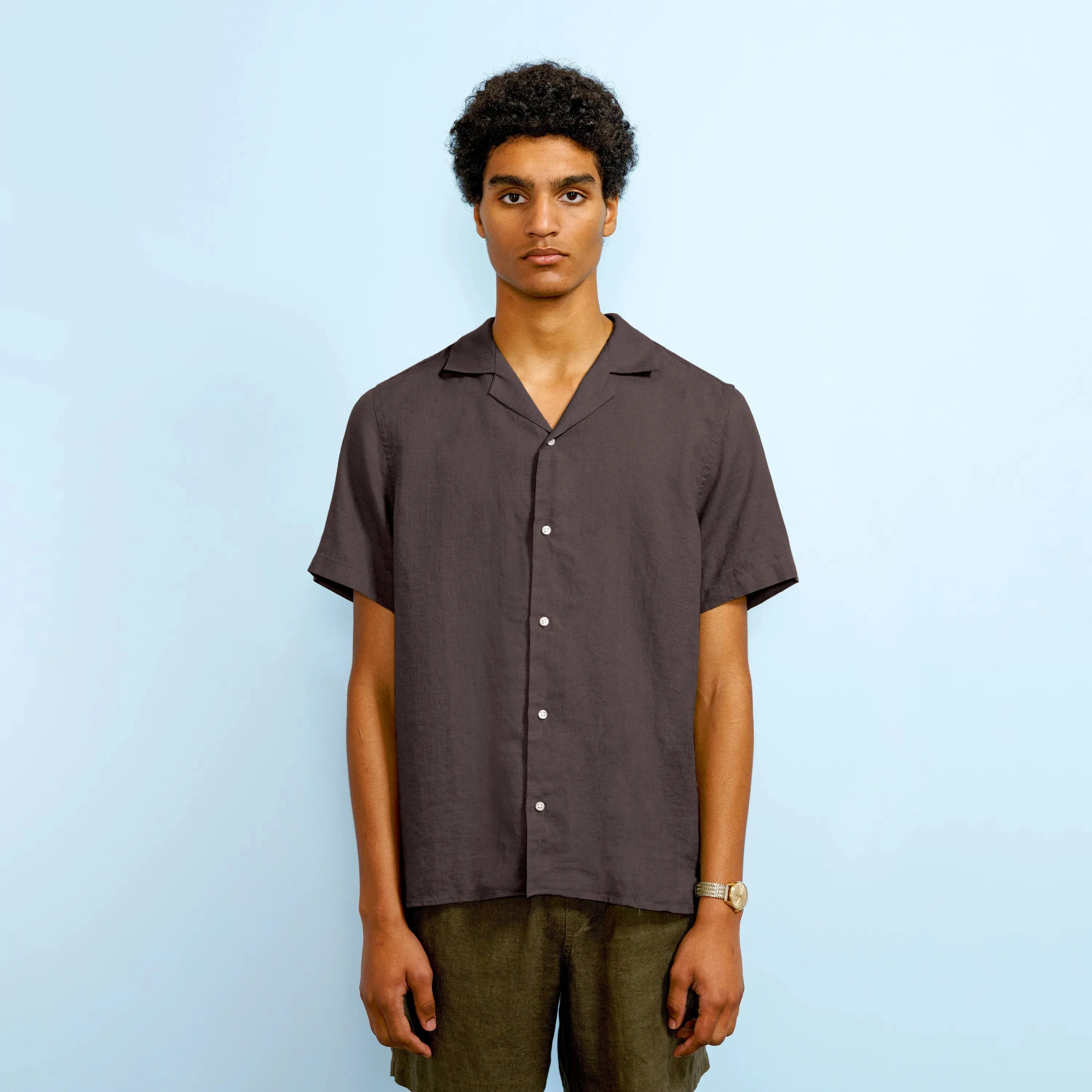 CAMP-COLLAR LINEN