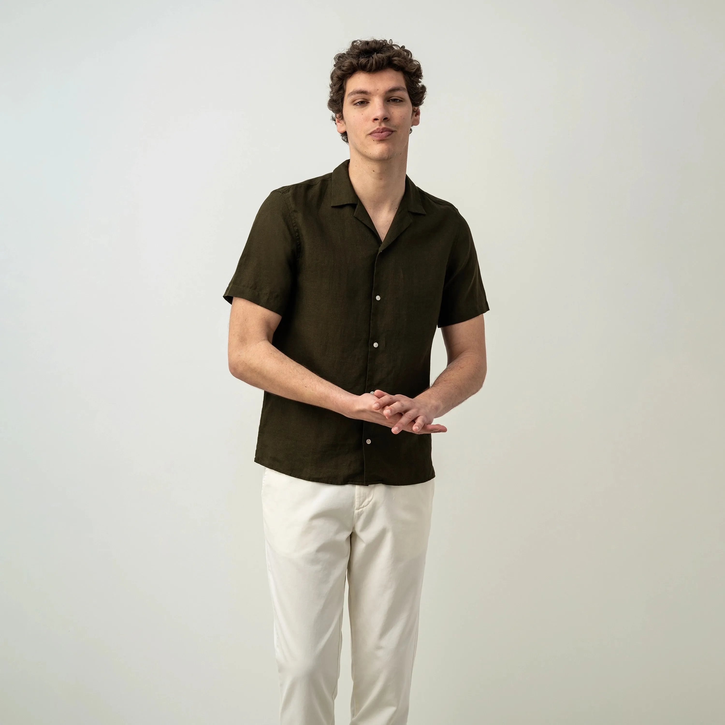 CAMP-COLLAR LINEN
