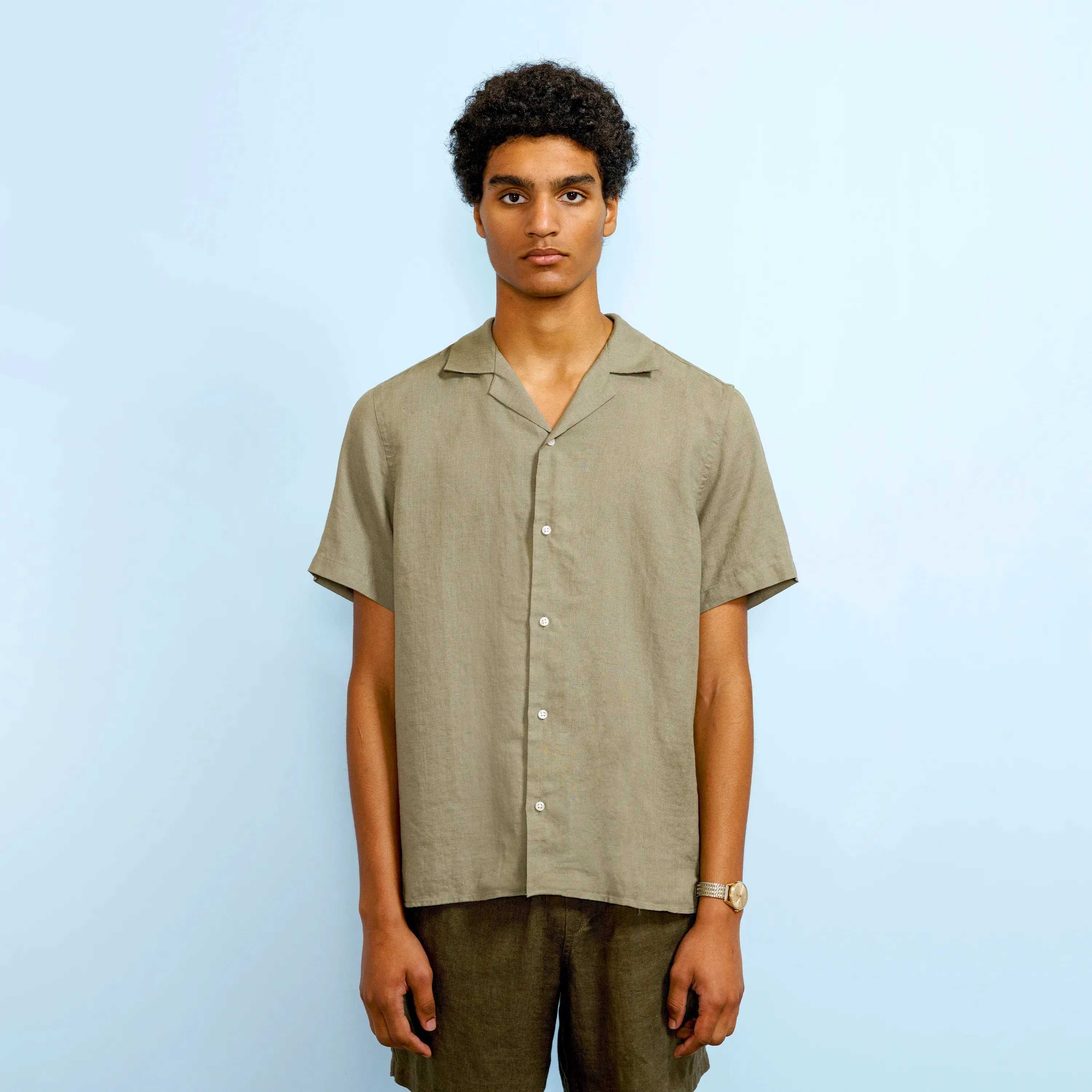 CAMP-COLLAR LINEN