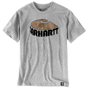 CARHARTT RELAXED FIT HEAVYWEIGHT SHORT-SLEEVE CAMO C GRAPHIC T-SHIRT 106155