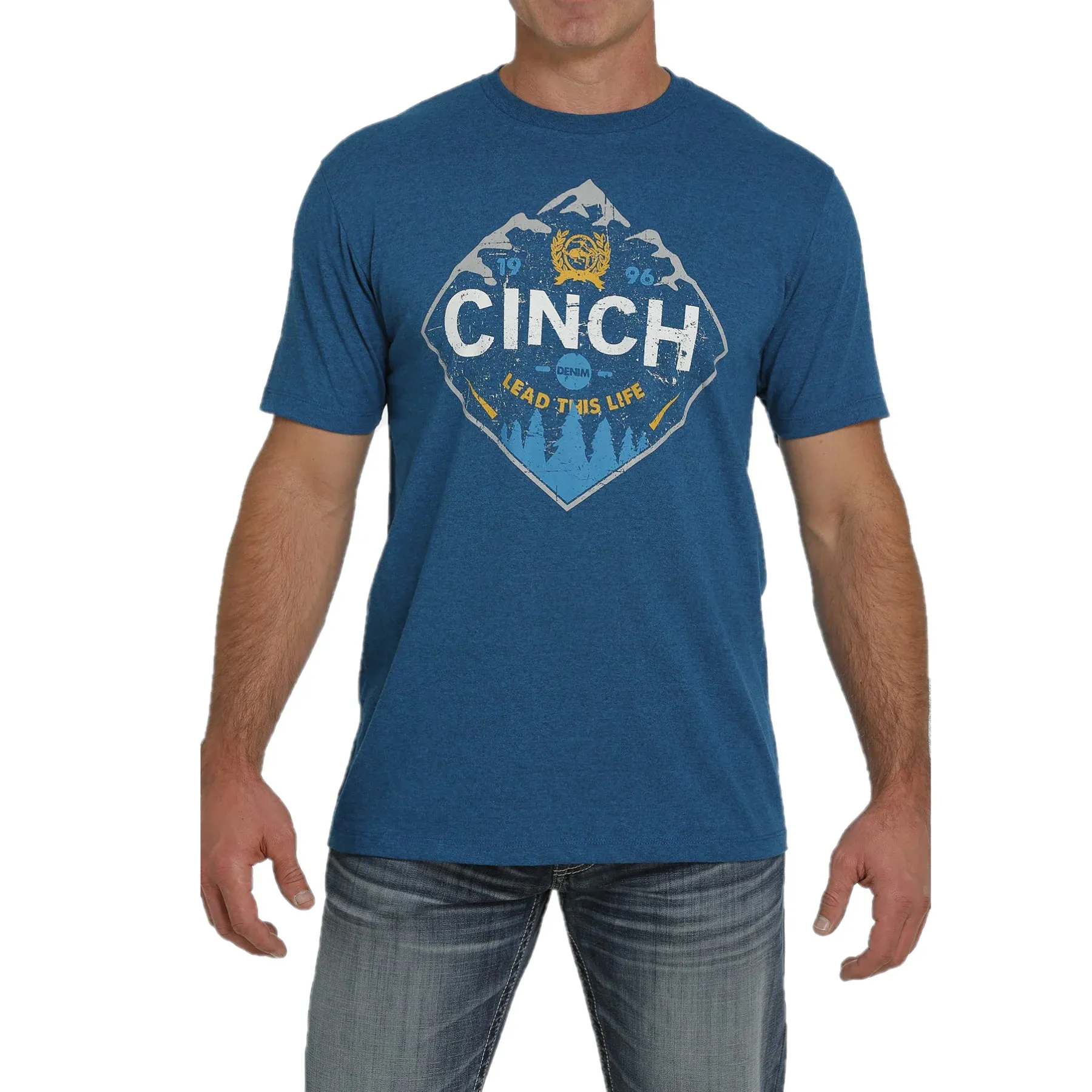 Cinch Mountain Graphic T-Shirt - Teal