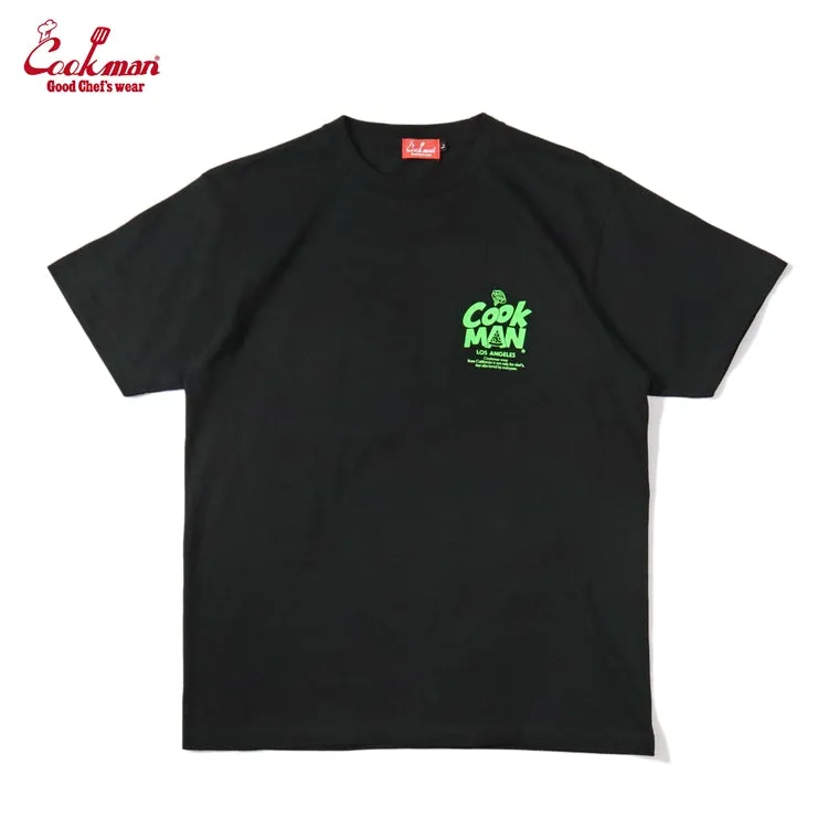 Cookman Tees - Pizza Combo : Black