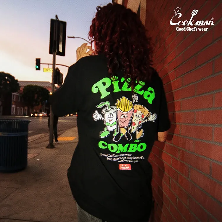 Cookman Tees - Pizza Combo : Black