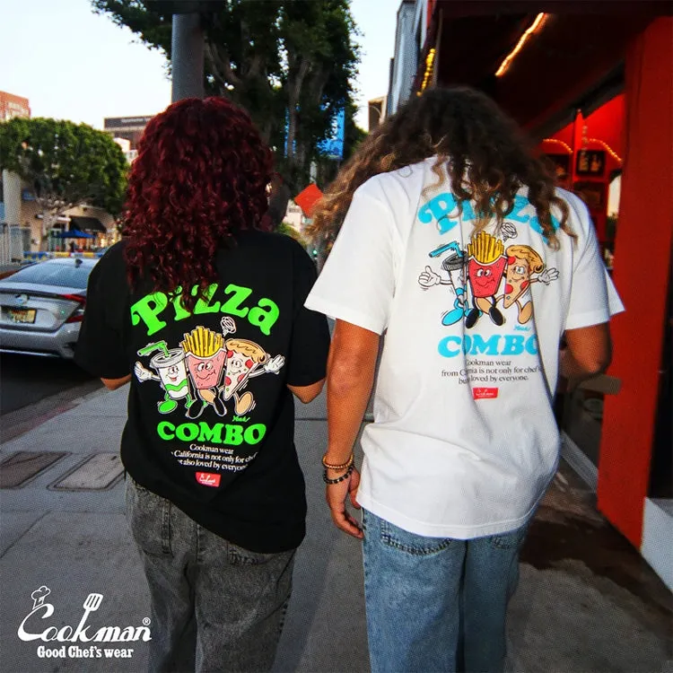 Cookman Tees - Pizza Combo : Black