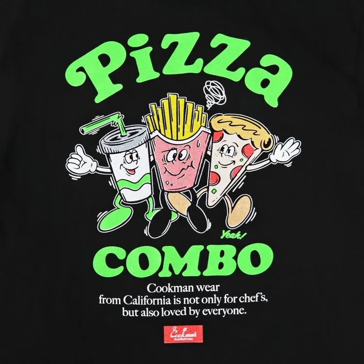 Cookman Tees - Pizza Combo : Black