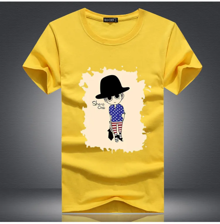 Creative Unique Short Sleeve Young T-Shirt