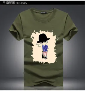 Creative Unique Short Sleeve Young T-Shirt