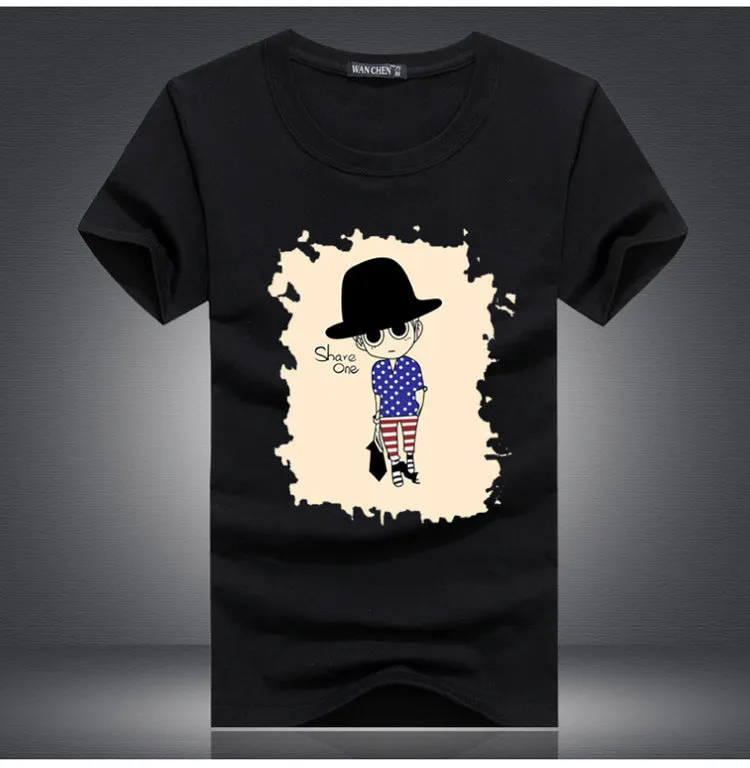 Creative Unique Short Sleeve Young T-Shirt