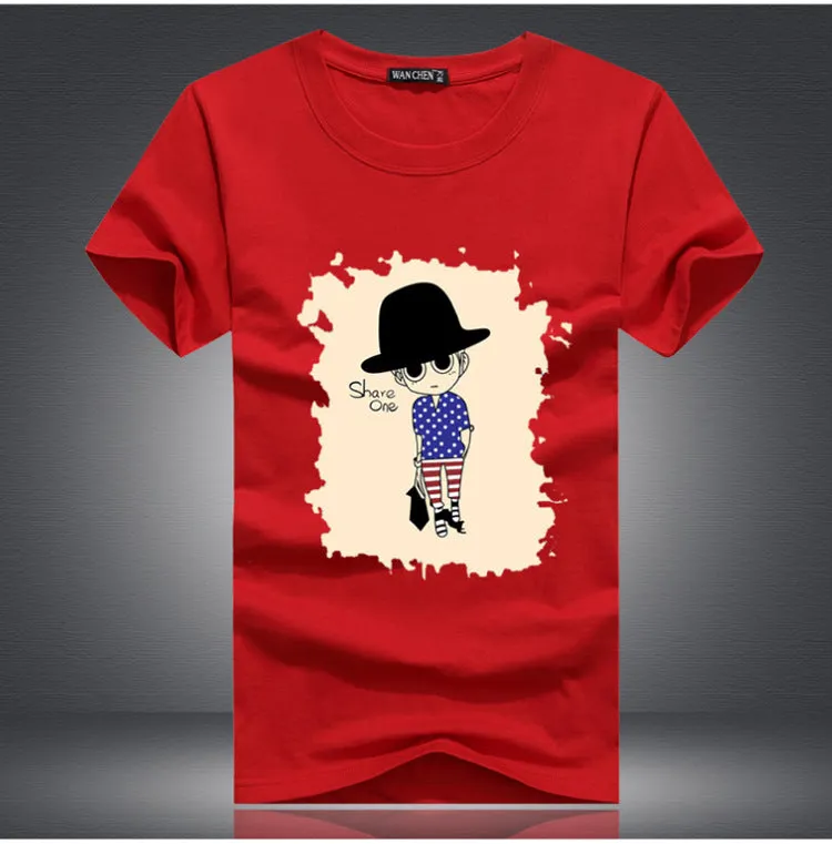 Creative Unique Short Sleeve Young T-Shirt