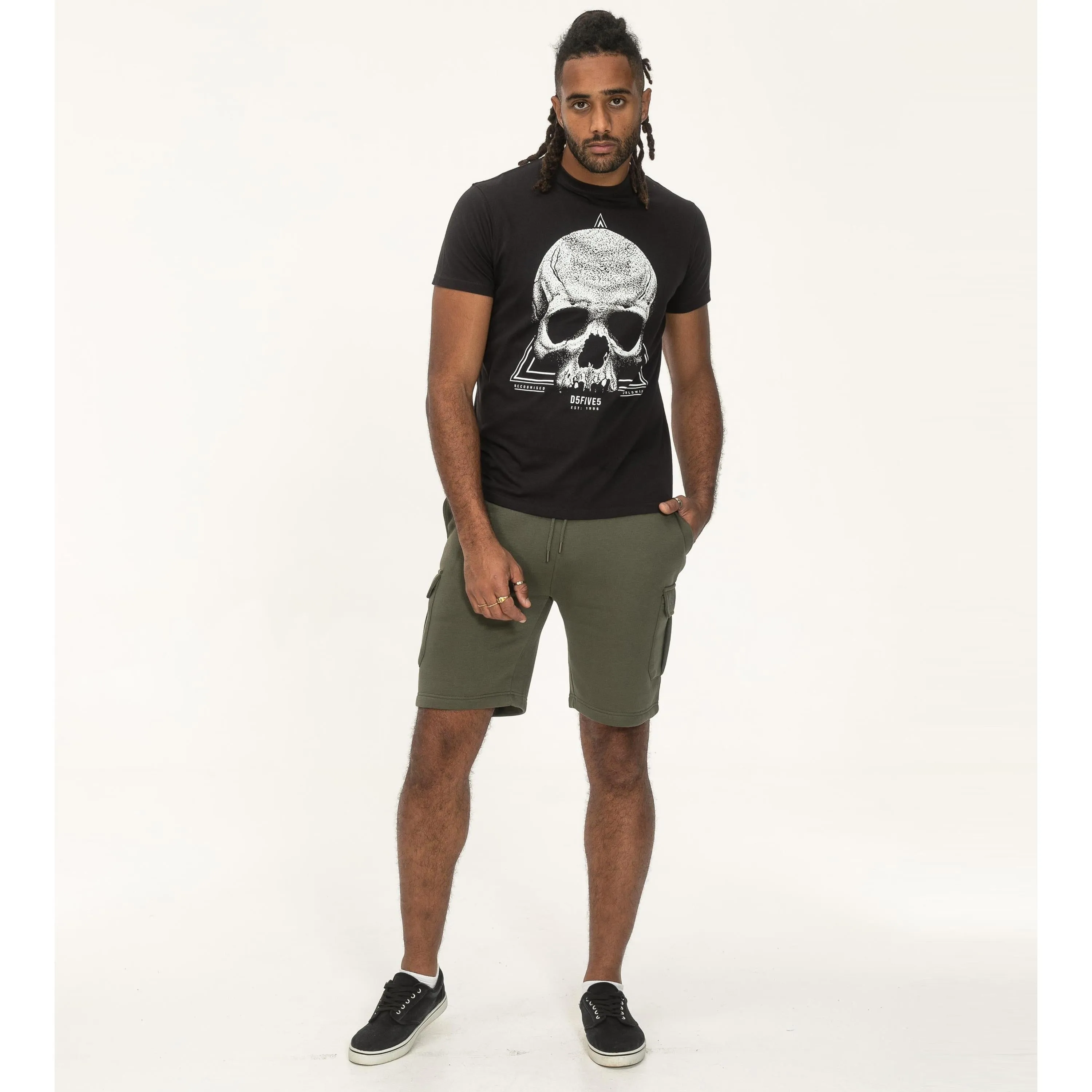 D555 Mens Hucknall Big & Tall Graphic Short Sleeve T-Shirt