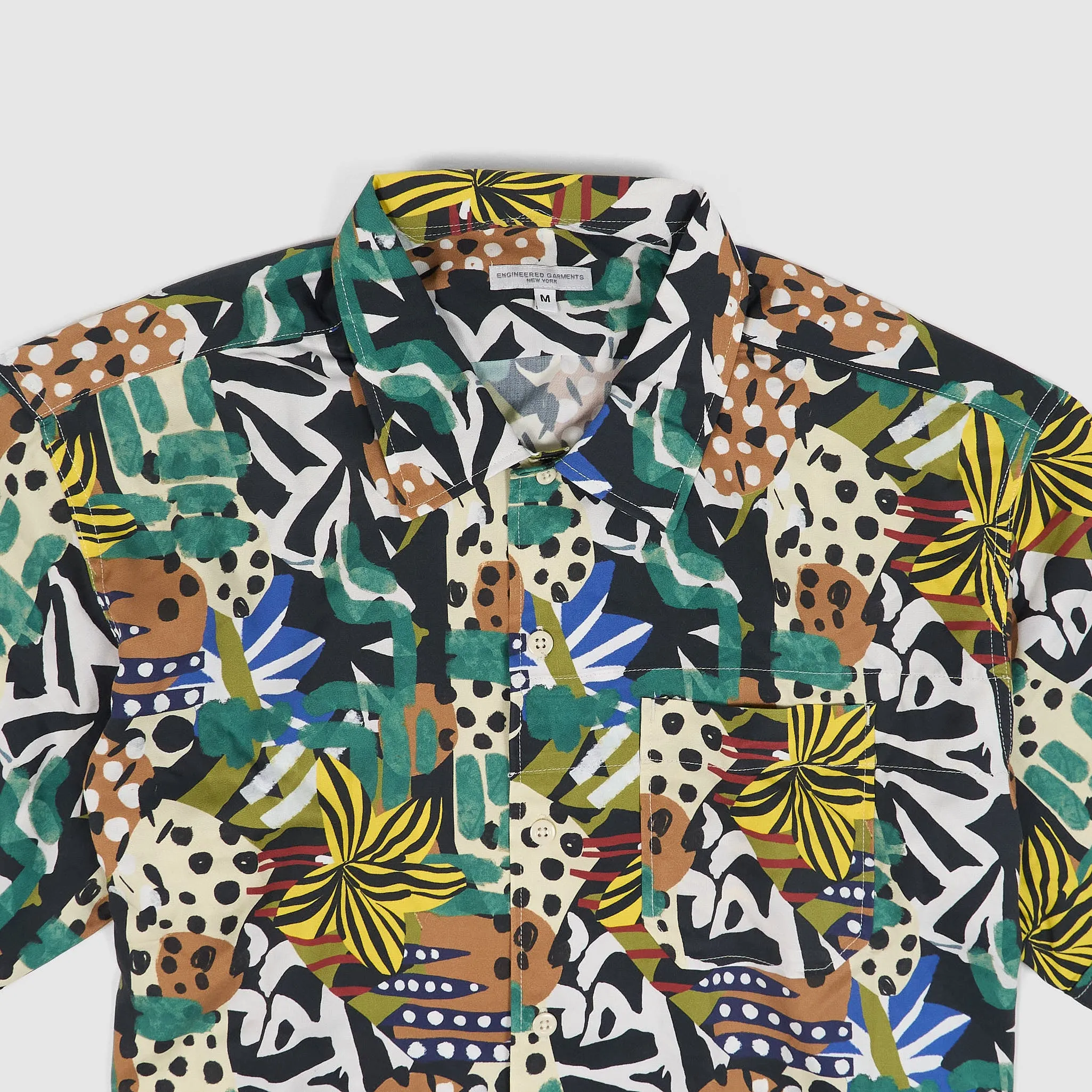 Engineered Garment Multi Color African Patchwork Print