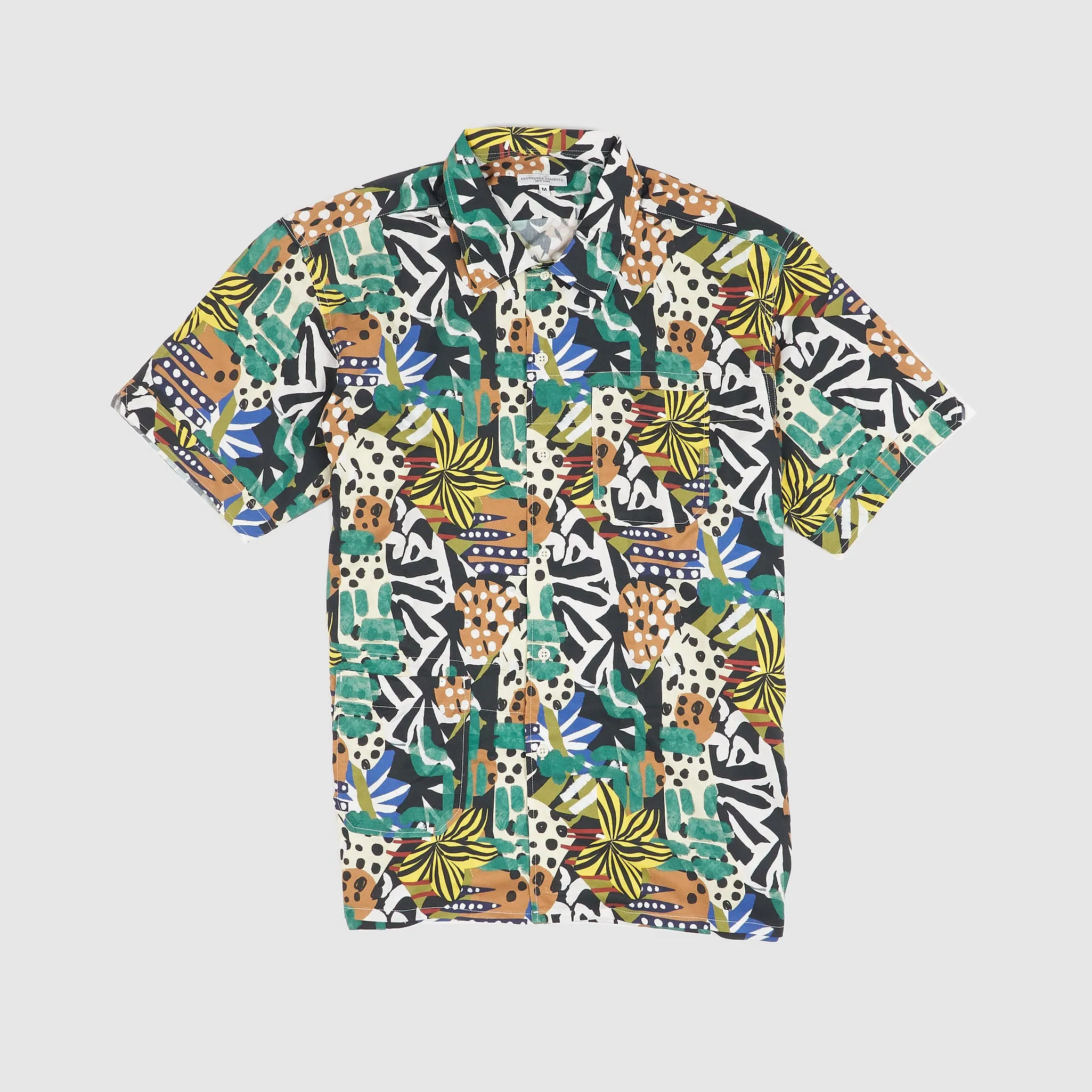 Engineered Garment Multi Color African Patchwork Print