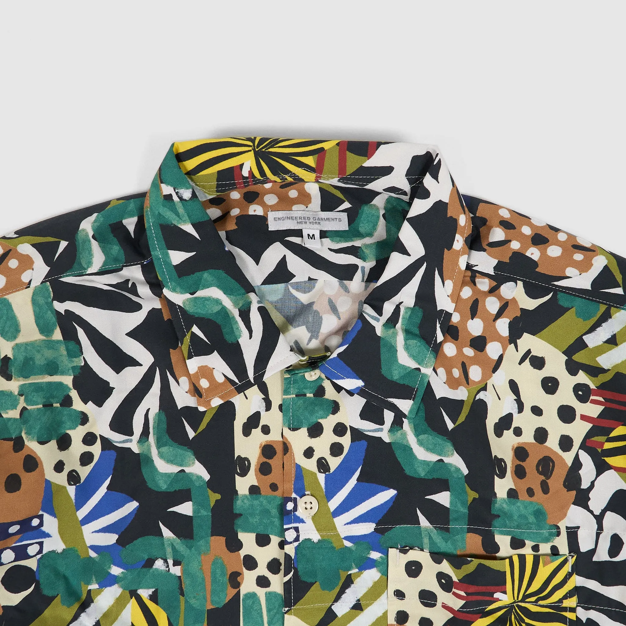 Engineered Garment Multi Color African Patchwork Print