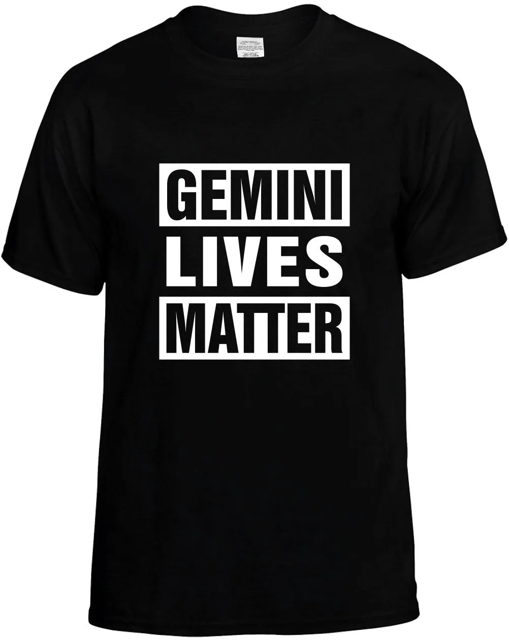 Gemini Lives Matter Unisex T-Shirt Novelty Graphic Tee Shirt