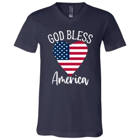 God Bless America V-Neck