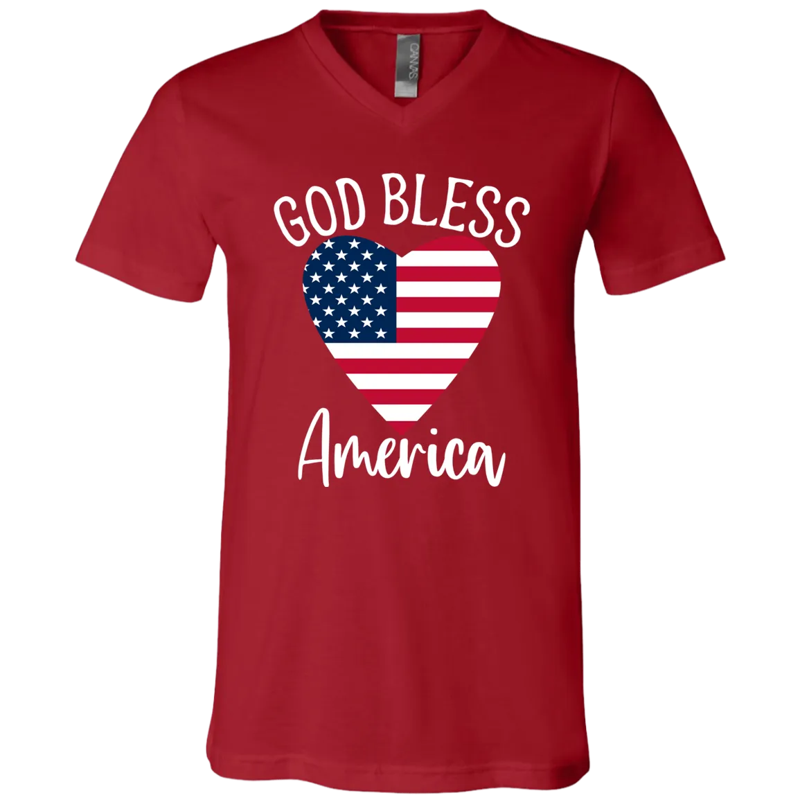 God Bless America V-Neck
