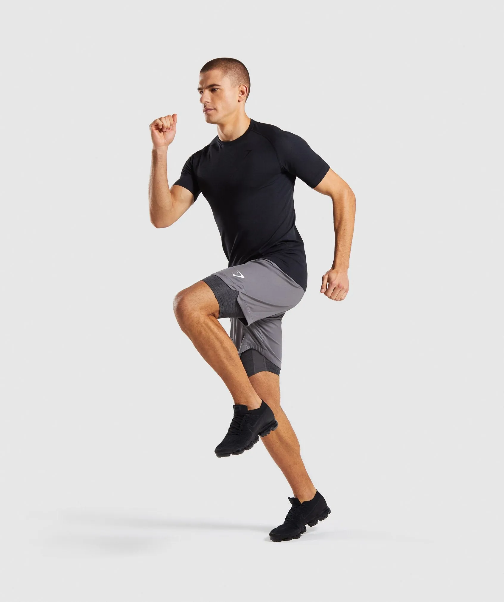 Gymshark Define Seamless T-Shirt - Black Marl