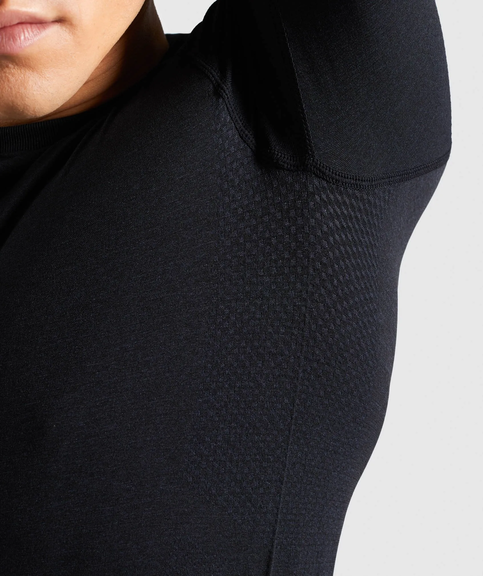 Gymshark Define Seamless T-Shirt - Black Marl