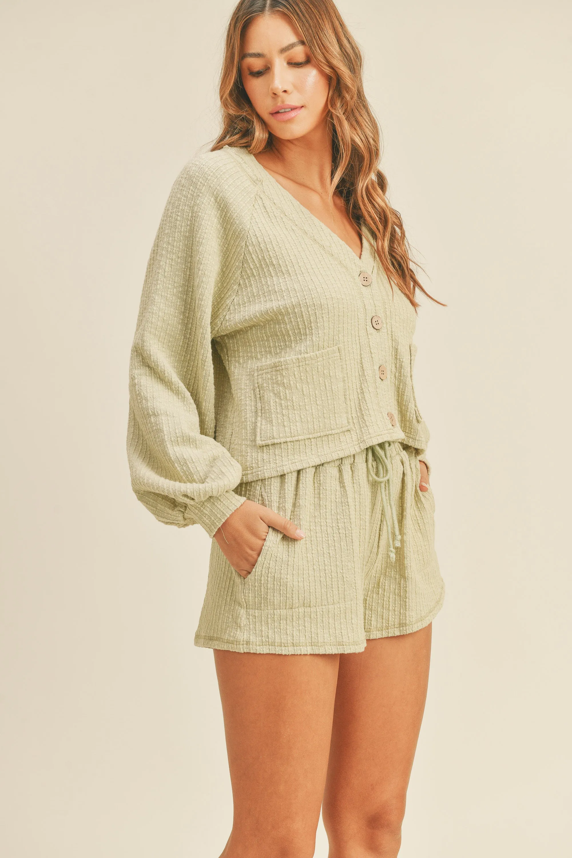 HALEY CASUAL CARDIGAN SET