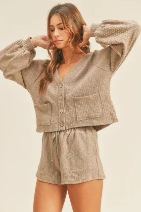 HALEY CASUAL CARDIGAN SET