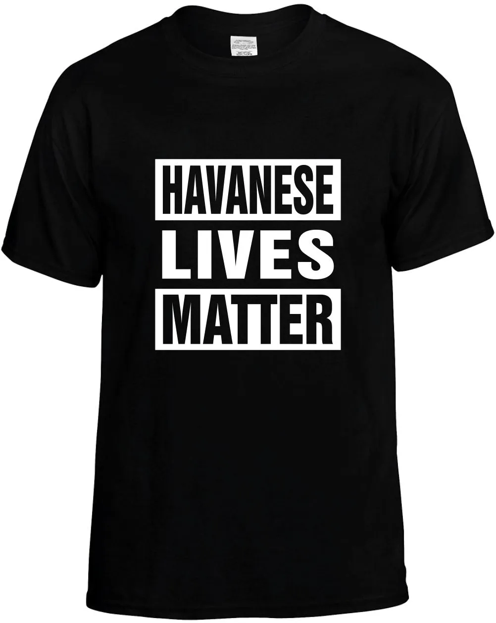 Havanese Lives Matter Unisex T-Shirt Novelty Graphic Tee Shirt