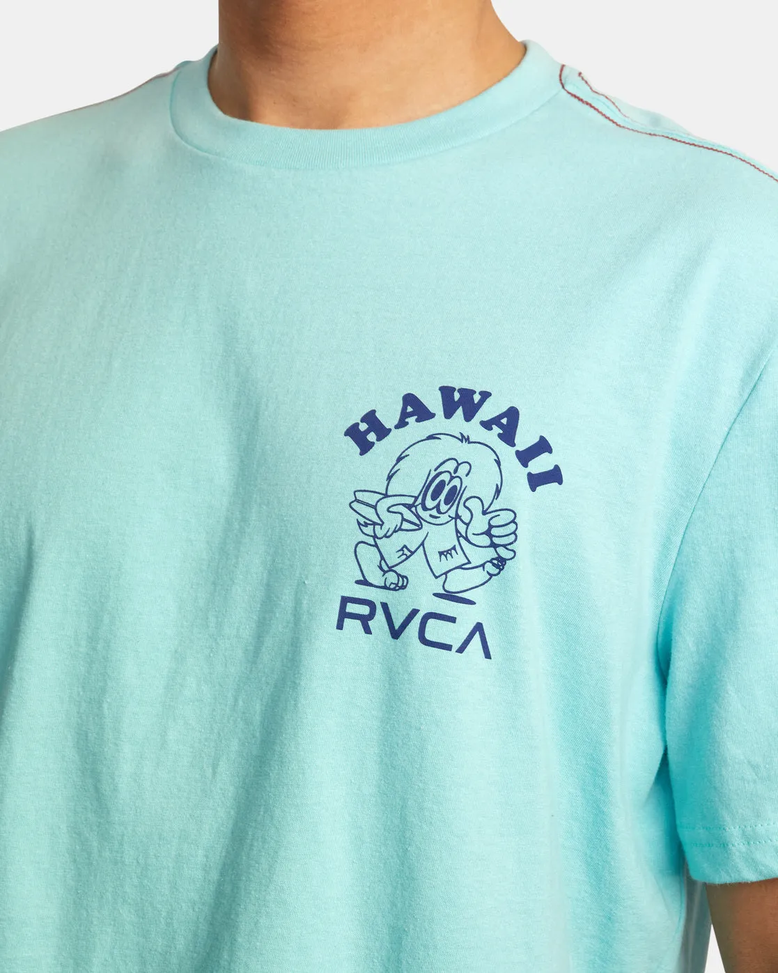 Hawaii Cousin D Tee - Aqua Haze