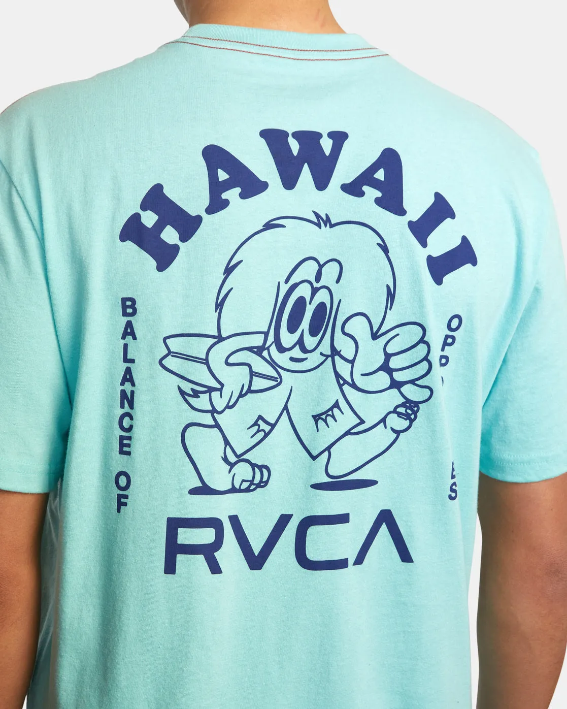 Hawaii Cousin D Tee - Aqua Haze