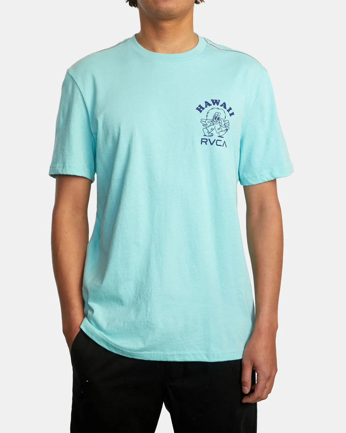 Hawaii Cousin D Tee - Aqua Haze