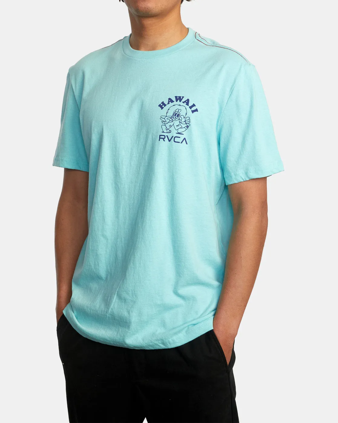 Hawaii Cousin D Tee - Aqua Haze
