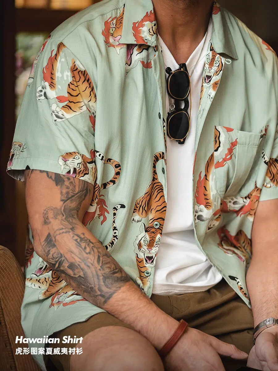 Hawaiian Style Short Sleeve Shirts