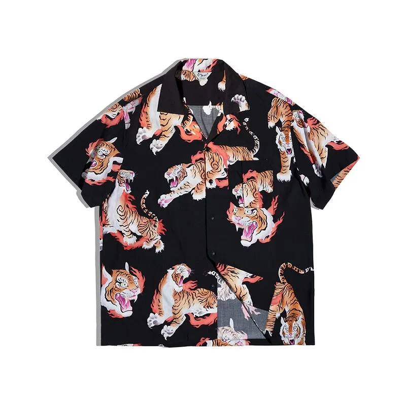 Hawaiian Style Short Sleeve Shirts