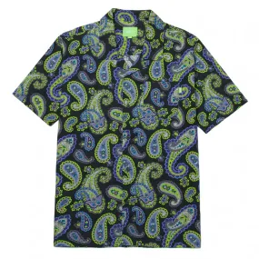 Huf Paisley S/S Woven Shirt - Black