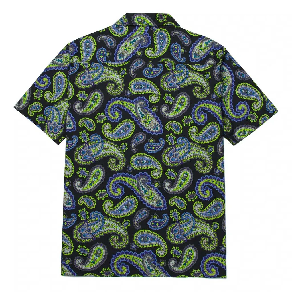 Huf Paisley S/S Woven Shirt - Black