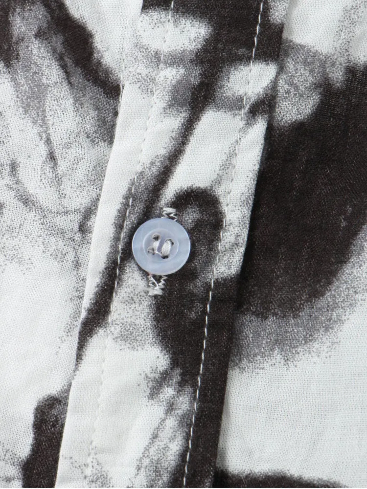 Ink Painting Short Sleeve Shirts