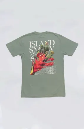 Island Snow Hawaii - IS Heliconia Midweight Tee