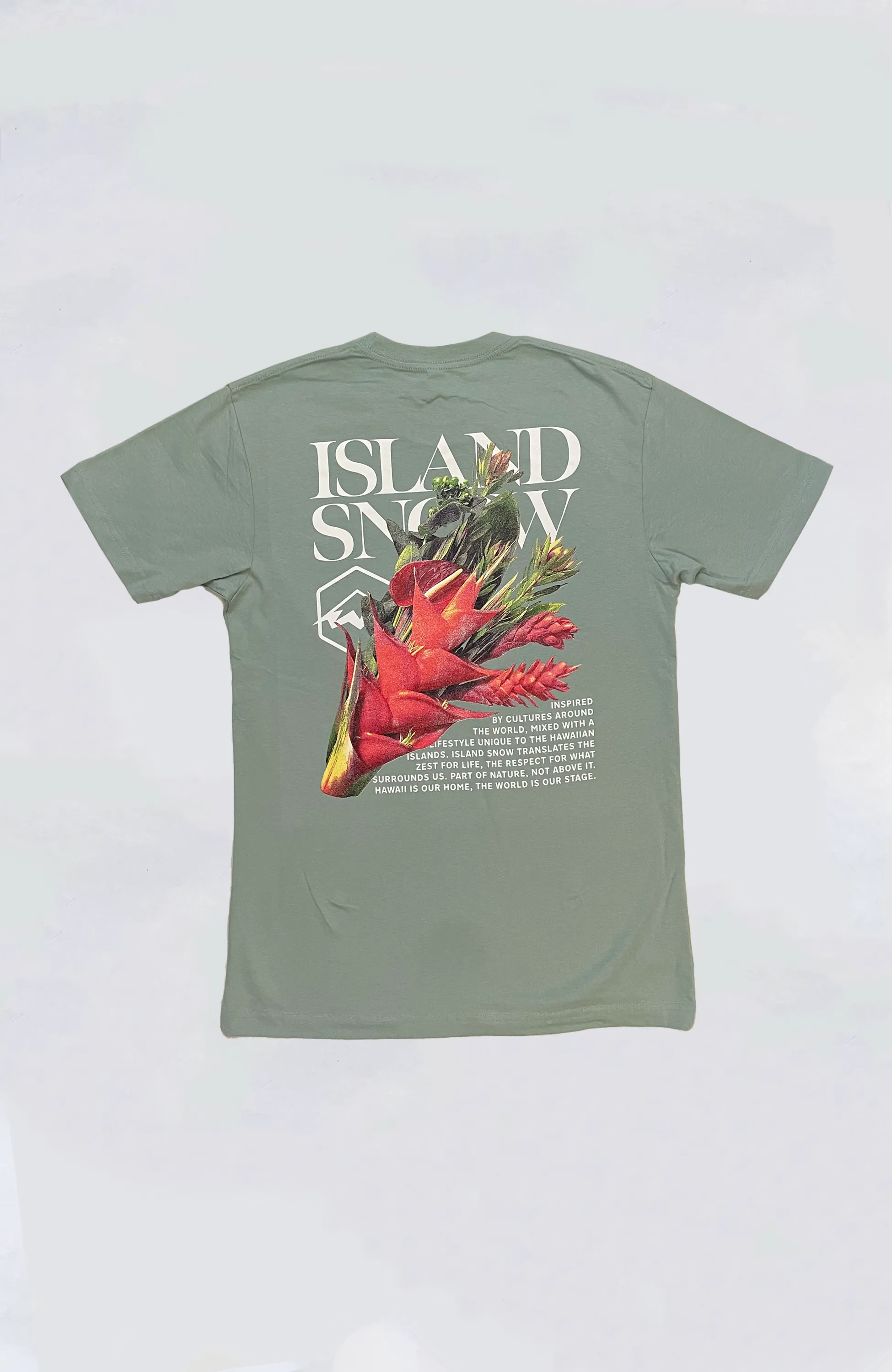 Island Snow Hawaii - IS Heliconia Midweight Tee