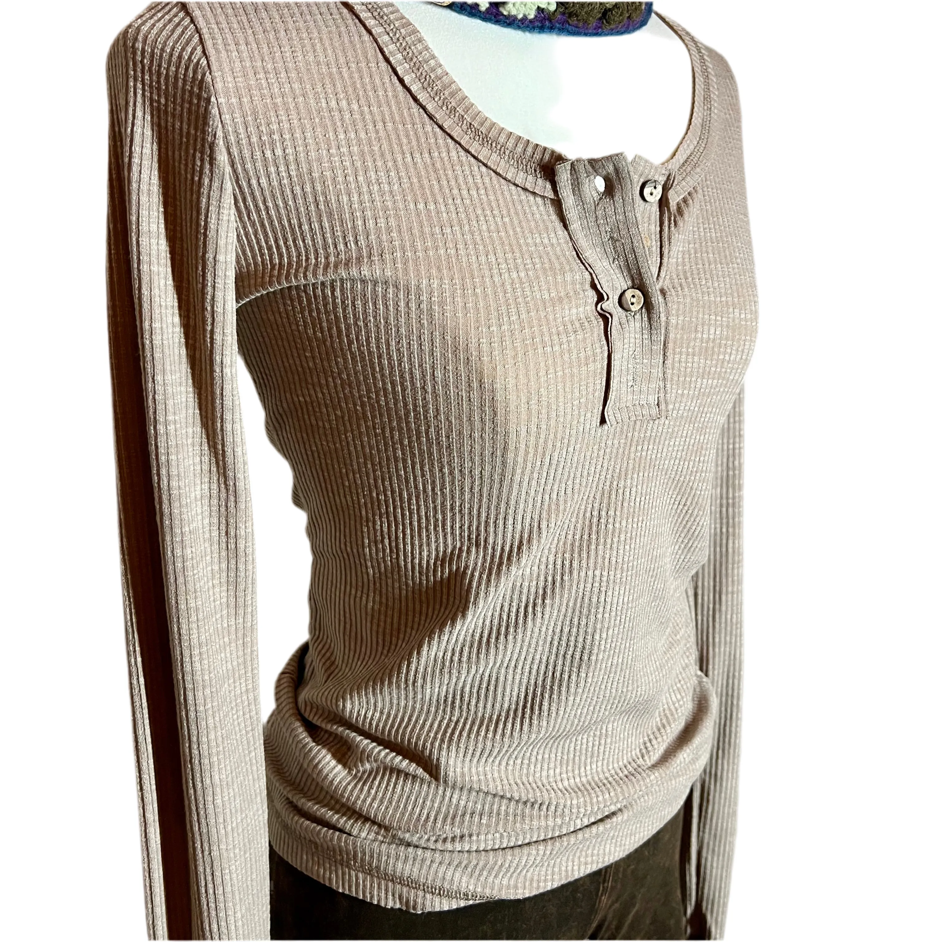 Kaia Ribbed Henley