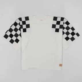 Kapital Short Sleeve Racer Flag  Crew Neck T-Shirt